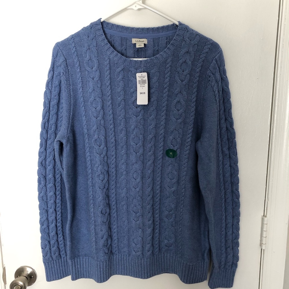 Cable knit sweater